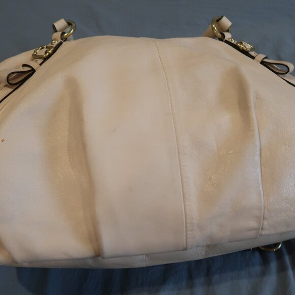 Coach Sophia Satchel in Cream – Soft Leather - Picture 11 of 16
